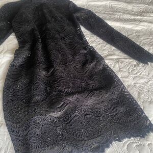 Black Lace Cocktail Dress